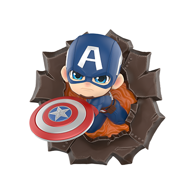 Captain America Storming the Battlefield