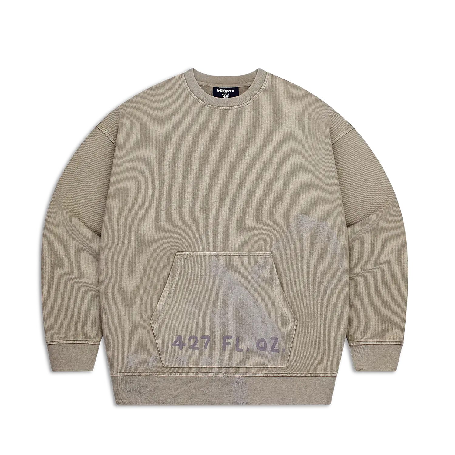 Hirono Living Wild - Postmark Sweatshirt Vintage Wash Green