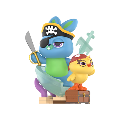 Pirate Ducky and Bunny