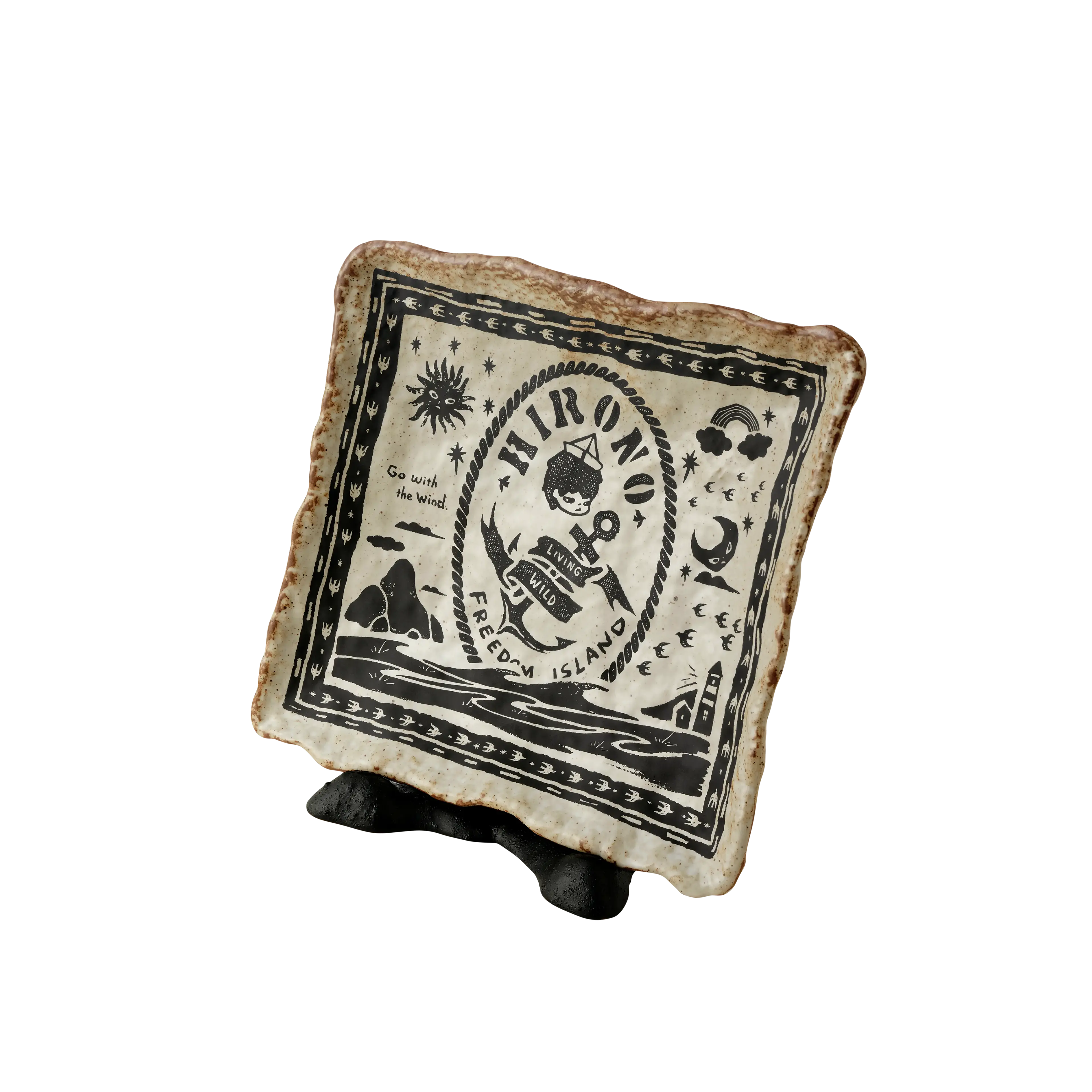Hirono Living Wild - Freedom Island Square Plate