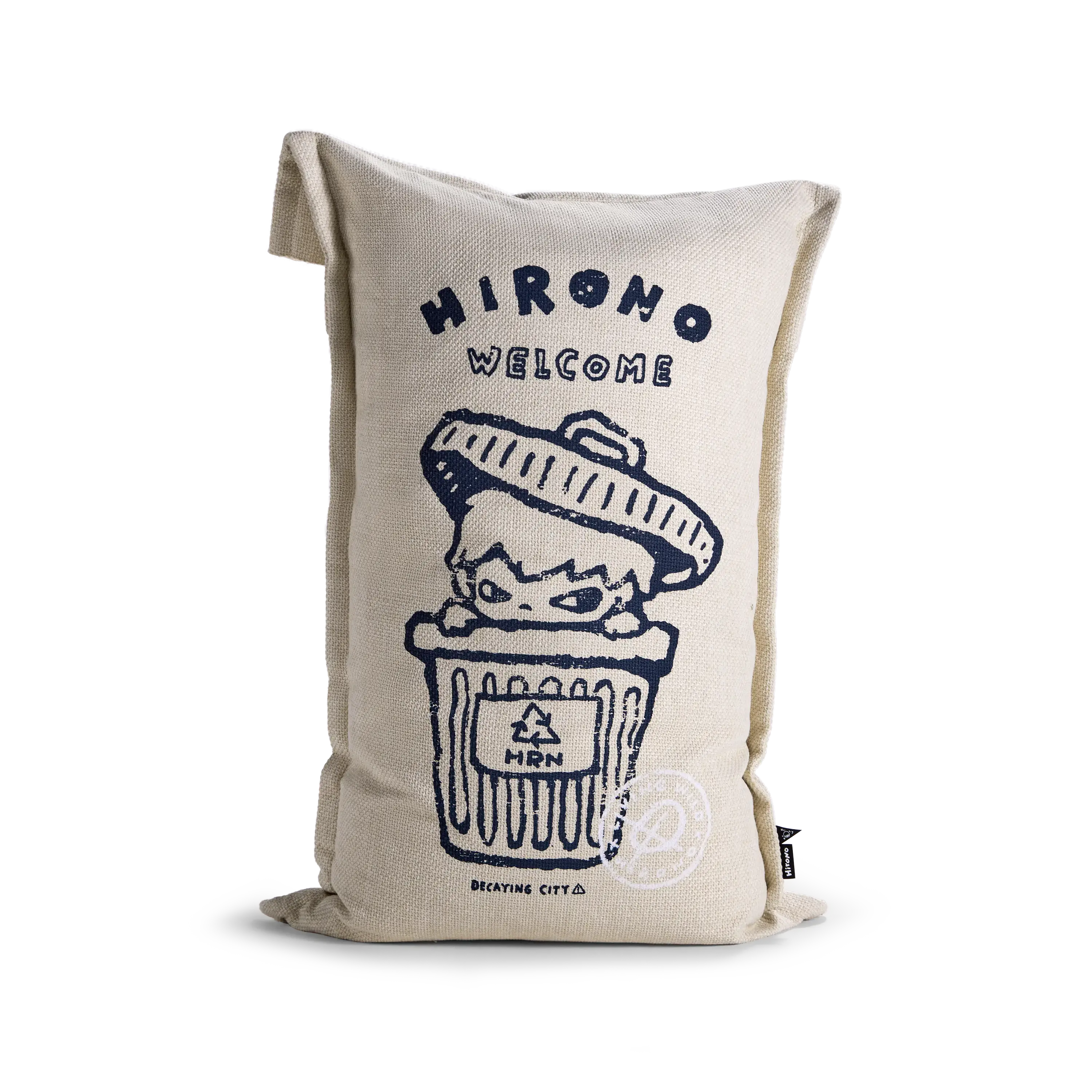 Hirono Living Wild - Dustbin Pillow Beige