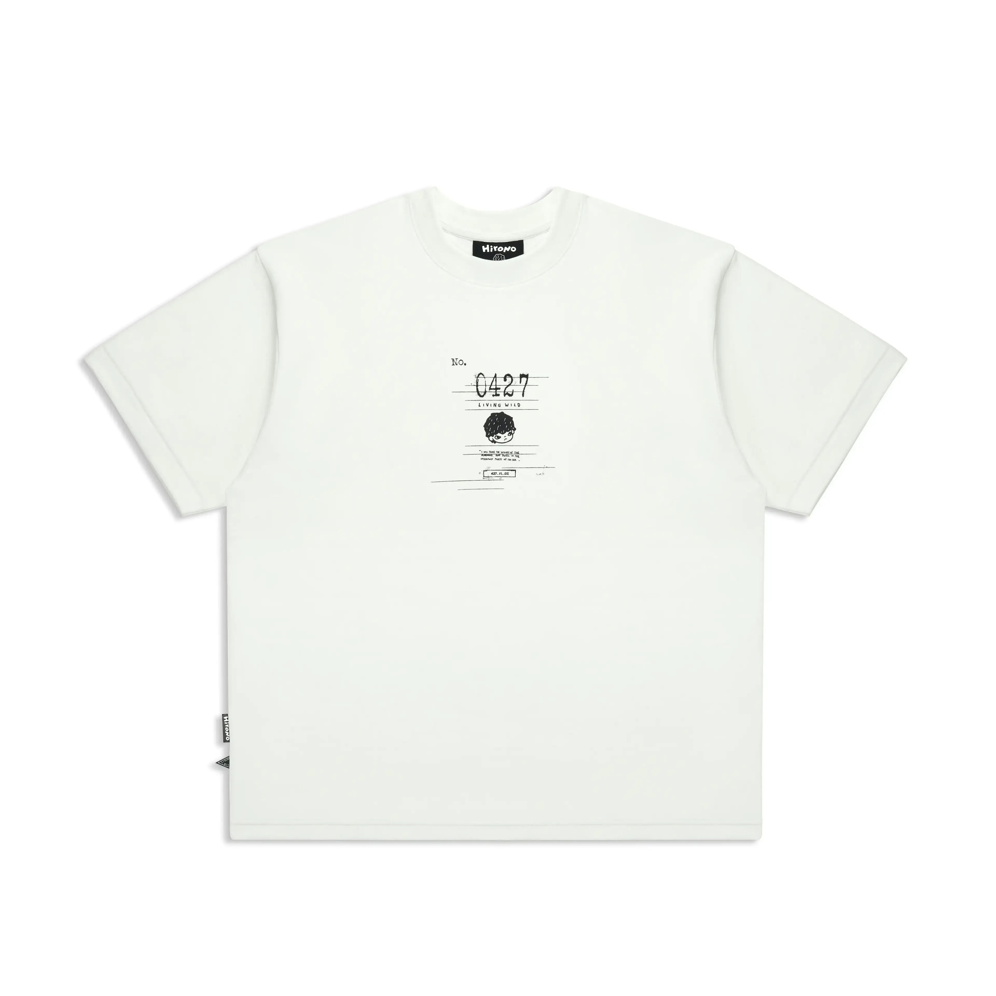 Hirono Living Wild - Ticket Stub T-shirt White