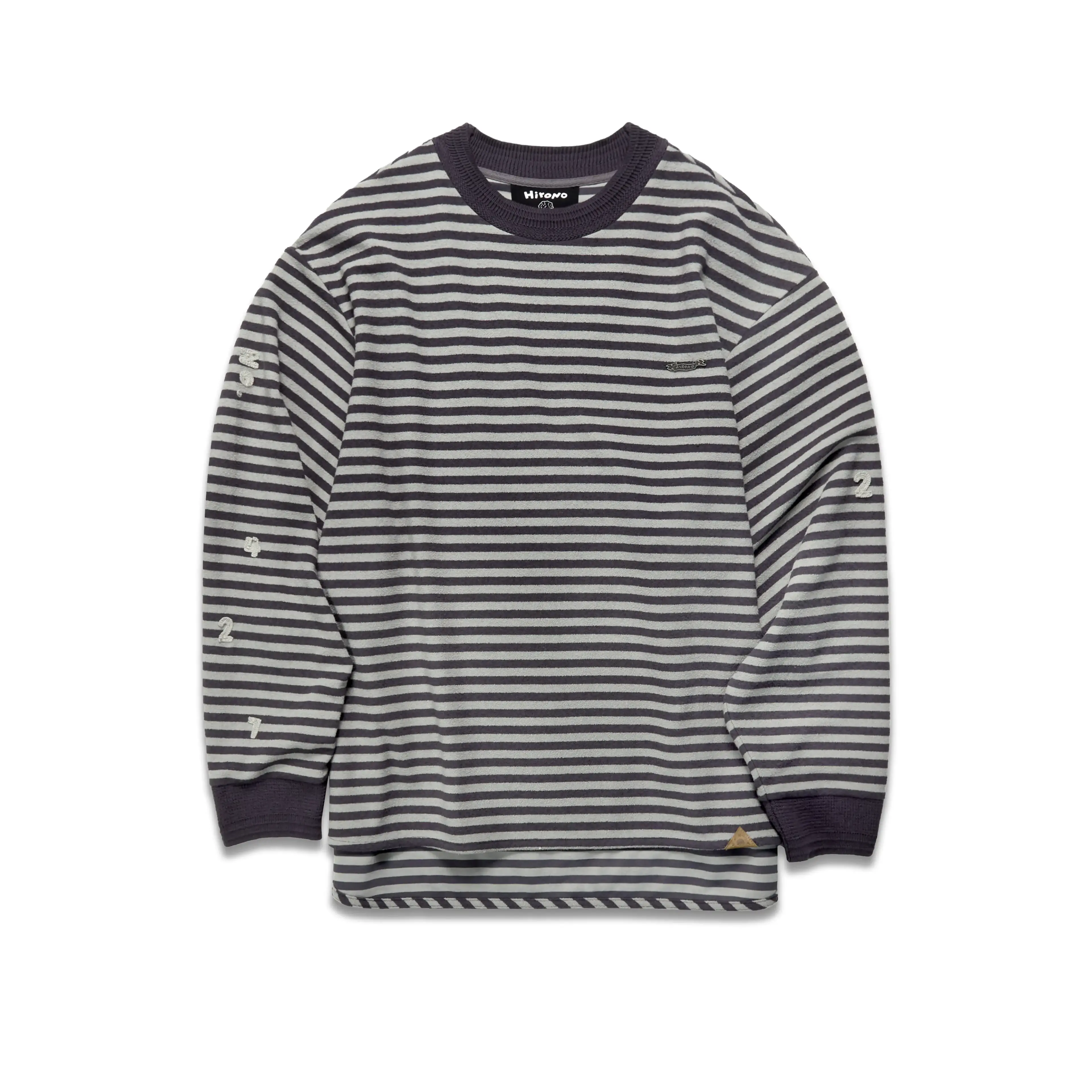 Hirono Living Wild - Flag Thin Sweatshirt Striped Version