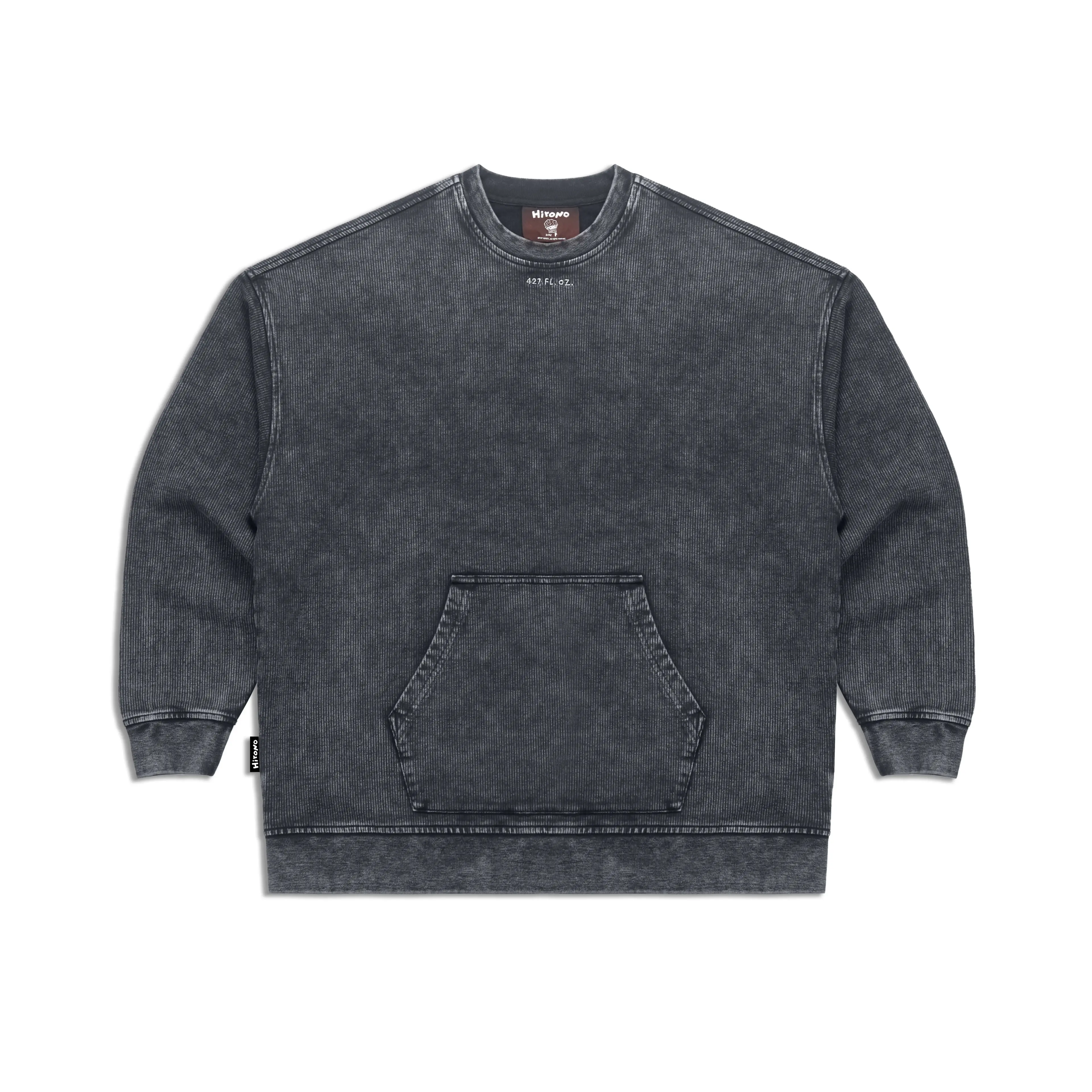 Hirono Living Wild - Scrapbook Sweatshirt Washed Black